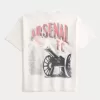 Tricou cu grafic Arsenal supradimensionat Tricou cu grafic Arsenal supradimensionat