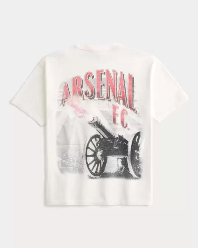 Tricou cu grafic Arsenal supradimensionat Tricou cu grafic Arsenal supradimensionat