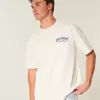 Tricou cu grafică Boxy Heavyweight Key West Tricou cu grafică Boxy Heavyweight Key West