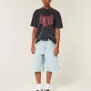 Tricou cu grafică Boxy Heavyweight Nowhere Fast Tricou cu grafică Boxy Heavyweight Nowhere Fast