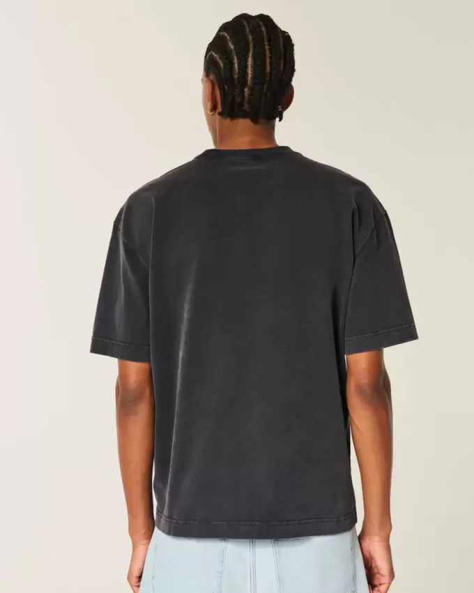Tricou cu grafică Boxy Heavyweight Nowhere Fast Tricou cu grafică Boxy Heavyweight Nowhere Fast