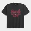 Tricou cu grafică Boxy Heavyweight Nowhere Fast Tricou cu grafică Boxy Heavyweight Nowhere Fast