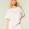 Tricou cu grafic Brooklyn Speedway supradimensionat Tricou cu grafic Brooklyn Speedway supradimensionat