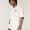 Tricou cu grafic Chelsea FC boxy Tricou cu grafic Chelsea FC boxy