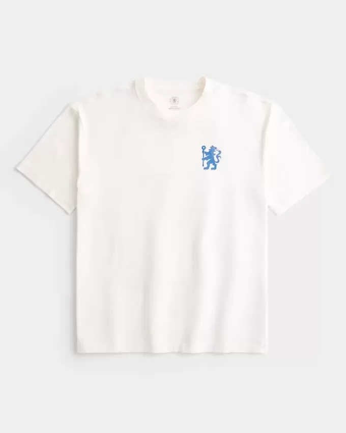 Tricou cu grafic Chelsea FC boxy Tricou cu grafic Chelsea FC boxy