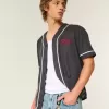 Tricou cu grafic de baseball Boxy Dr Pepper Tricou cu grafic de baseball Boxy Dr Pepper