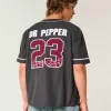 Tricou cu grafic de baseball Boxy Dr Pepper Tricou cu grafic de baseball Boxy Dr Pepper