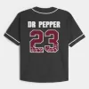 Tricou cu grafic de baseball Boxy Dr Pepper Tricou cu grafic de baseball Boxy Dr Pepper