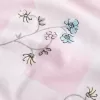 Tricou cu grafică florală de varsity, supradimensionat, fără umăr Tricou cu grafică florală de varsity, supradimensionat, fără umăr