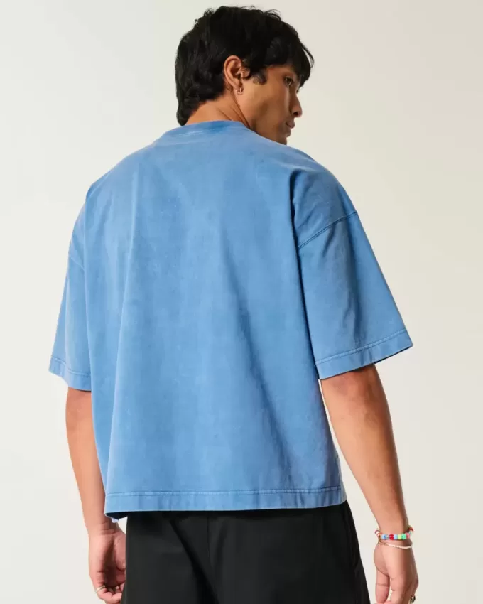 Tricou cu grafic Ford Baggy Heavyweight Crop Tricou cu grafic Ford Baggy Heavyweight Crop
