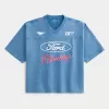 Tricou cu grafic Ford Baggy Heavyweight Crop Tricou cu grafic Ford Baggy Heavyweight Crop