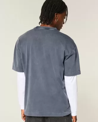 Tricou cu grafic Ford Boxy Heavyweight