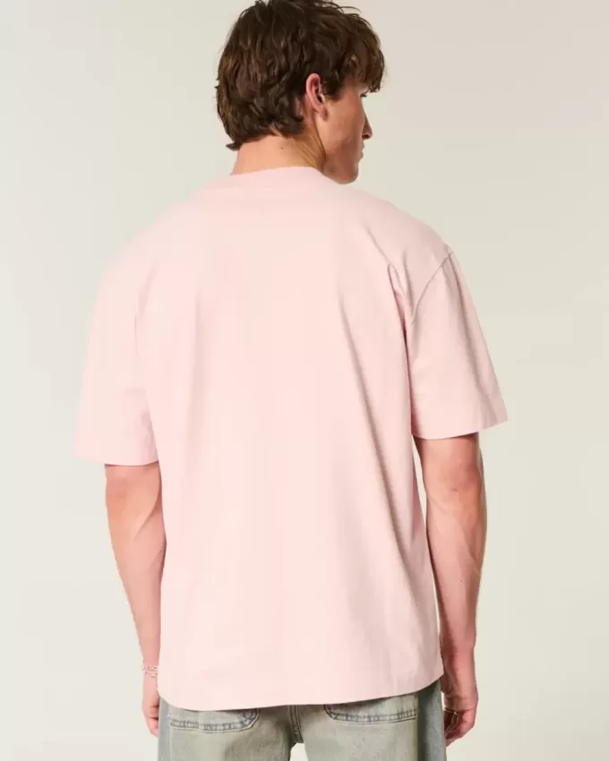 Tricou cu grafic Hawaii Heavyweight Boxy