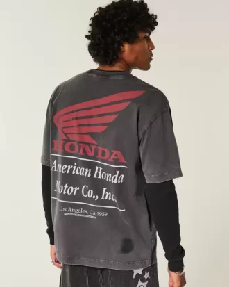 Tricou cu grafic Honda Boxy Heavyweight