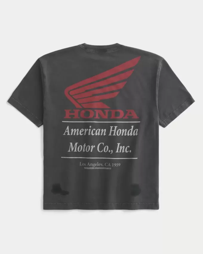 Tricou cu grafic Honda Boxy Heavyweight Tricou cu grafic Honda Boxy Heavyweight