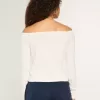 Tricou cu grafic Londra ușor de pe umăr Tricou cu grafic Londra ușor de pe umăr