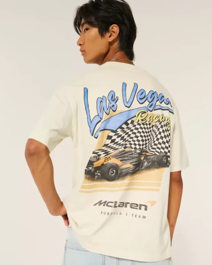 Tricou cu grafic McLaren boxy Tricou cu grafic McLaren boxy