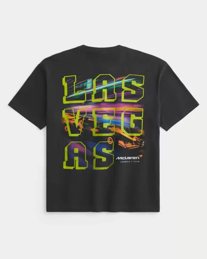 Tricou cu grafic McLaren boxy Tricou cu grafic McLaren boxy