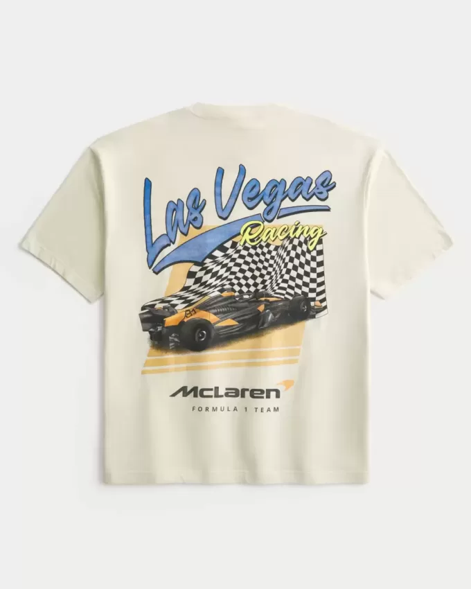 Tricou cu grafic McLaren boxy Tricou cu grafic McLaren boxy