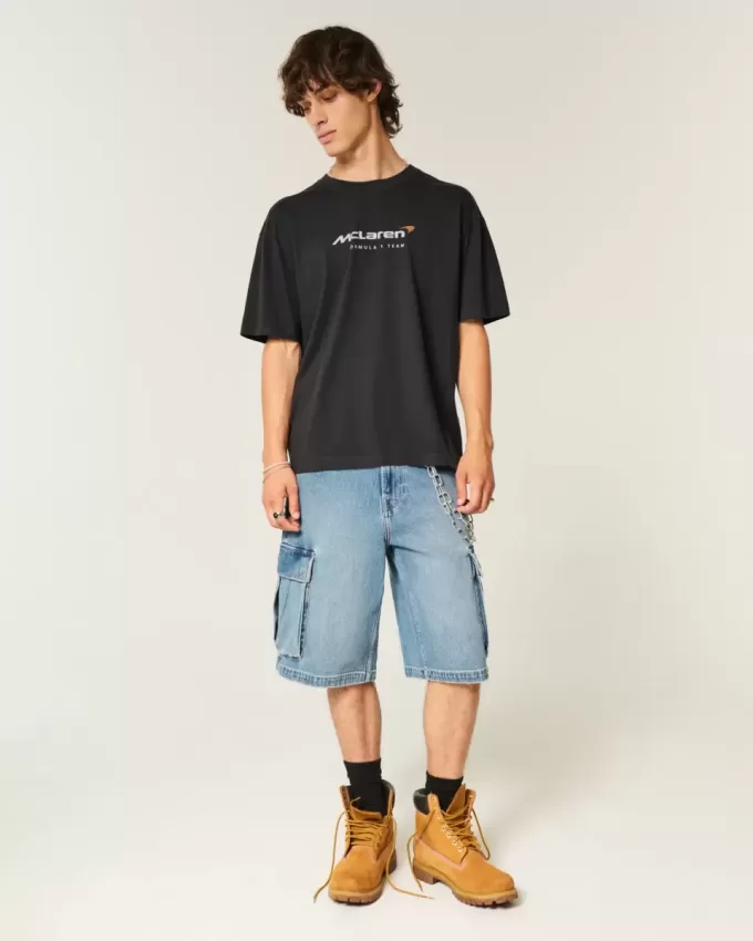 Tricou cu grafic McLaren boxy Tricou cu grafic McLaren boxy