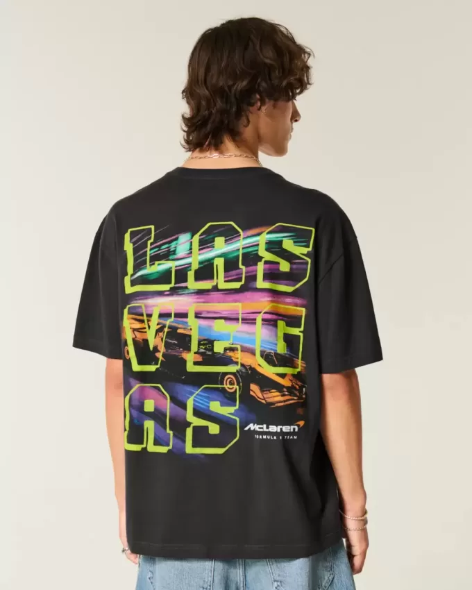Tricou cu grafic McLaren boxy Tricou cu grafic McLaren boxy