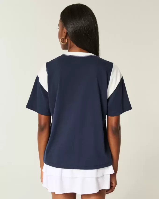 Tricou cu grafic Miami supradimensionat Tricou cu grafic Miami supradimensionat