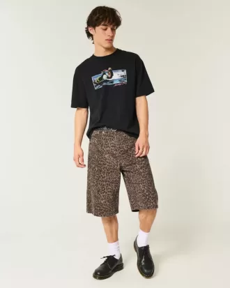 Tricou cu grafic Montego Bay Boxy