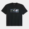 Tricou cu grafic Montego Bay Boxy Tricou cu grafic Montego Bay Boxy