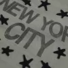 Tricou cu grafic New York, răsucit, fără umăr Tricou cu grafic New York, răsucit, fără umăr