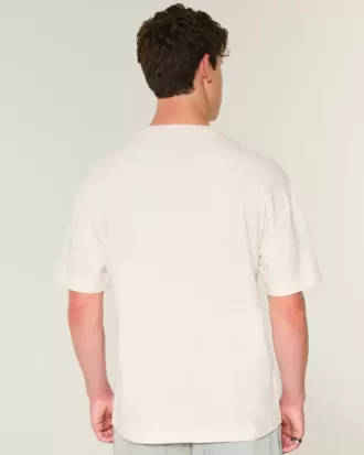Tricou cu grafic Newport Beach Boxy Heavyweight