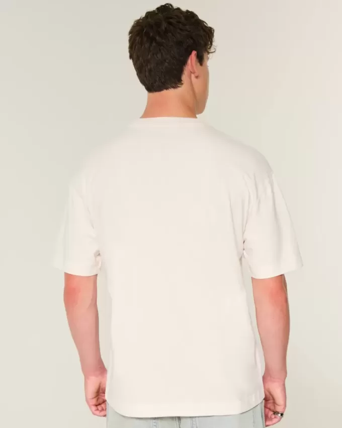 Tricou cu grafic Newport Beach Boxy Heavyweight Tricou cu grafic Newport Beach Boxy Heavyweight