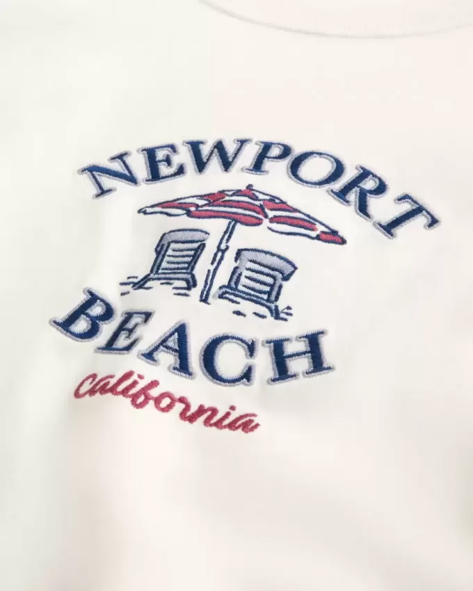 Tricou cu grafic Newport Beach Boxy Heavyweight Tricou cu grafic Newport Beach Boxy Heavyweight