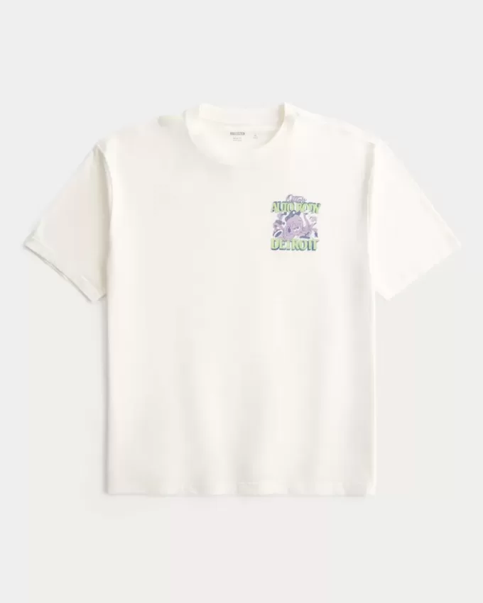 Tricou cu grafică pentru caroserie a lui Boxy Otto Tricou cu grafică pentru caroserie a lui Boxy Otto