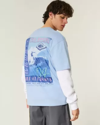 Tricou cu grafic pentru surf din Hawaii
