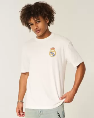 Tricou cu grafic Real Madrid CF boxy