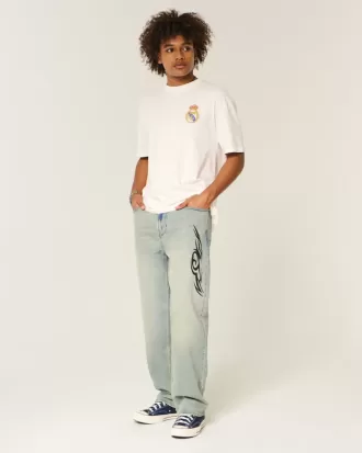 Tricou cu grafic Real Madrid CF boxy