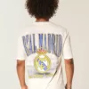 Tricou cu grafic Real Madrid CF boxy Tricou cu grafic Real Madrid CF boxy