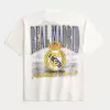 Tricou cu grafic Real Madrid CF boxy Tricou cu grafic Real Madrid CF boxy
