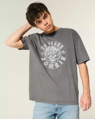 Tricou cu grafic Rob Zombie Boxy