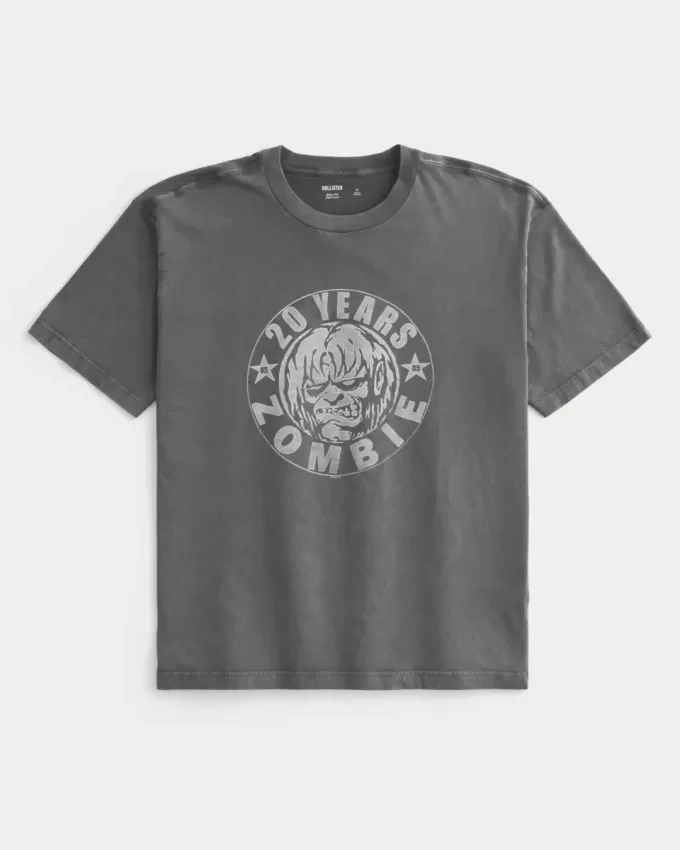 Tricou cu grafic Rob Zombie Boxy Tricou cu grafic Rob Zombie Boxy