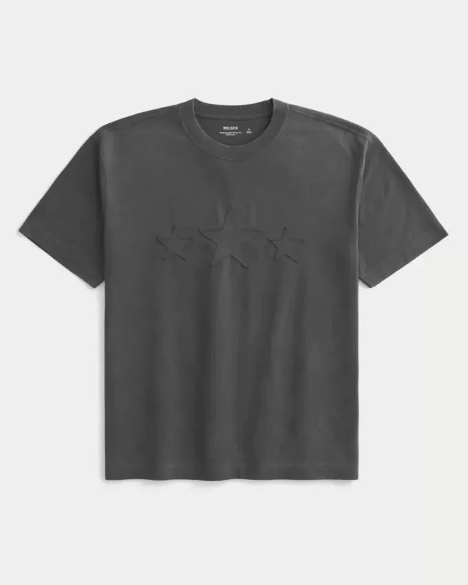 Tricou cu grafic Star Boxy Heavyweight