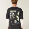 Tricou cu grafic WWE SummerSlam boxy Tricou cu grafic WWE SummerSlam boxy