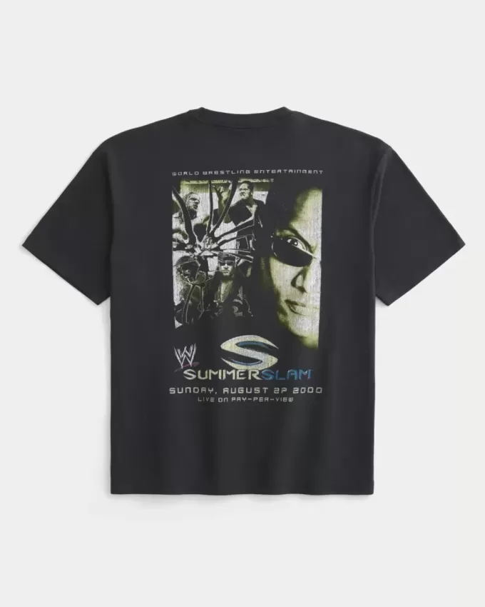 Tricou cu grafic WWE SummerSlam boxy Tricou cu grafic WWE SummerSlam boxy