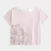 Tricou cu grafice florale Easy Ribbon Tie-Back Tricou cu grafice florale Easy Ribbon Tie-Back