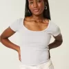 Tricou cu scoop Tricou cu scoop