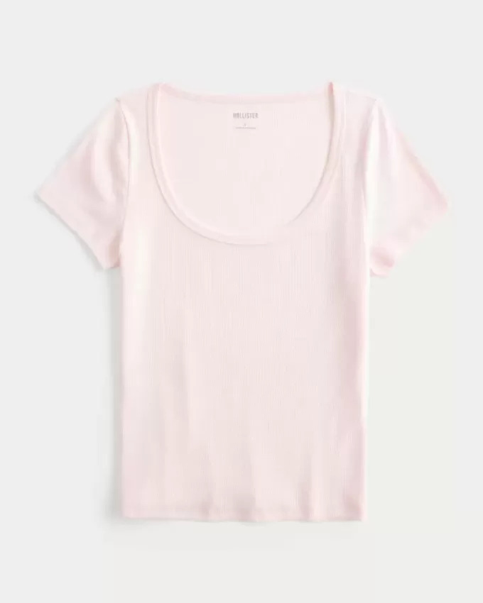 Tricou cu scoop Tricou cu scoop