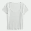 Tricou cu scoop Tricou cu scoop
