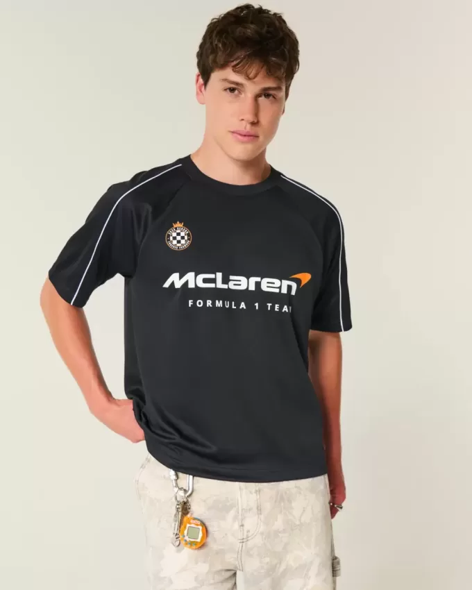 Tricou de fotbal boxy McLaren grafic Tricou de fotbal boxy McLaren grafic