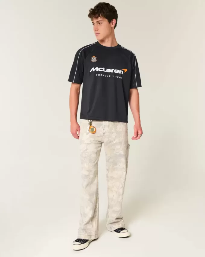Tricou de fotbal boxy McLaren grafic Tricou de fotbal boxy McLaren grafic