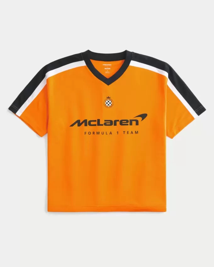 Tricou de fotbal boxy McLaren grafic Tricou de fotbal boxy McLaren grafic